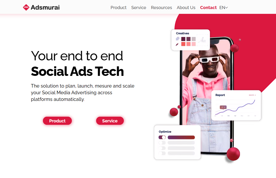 Adsmurai website preview